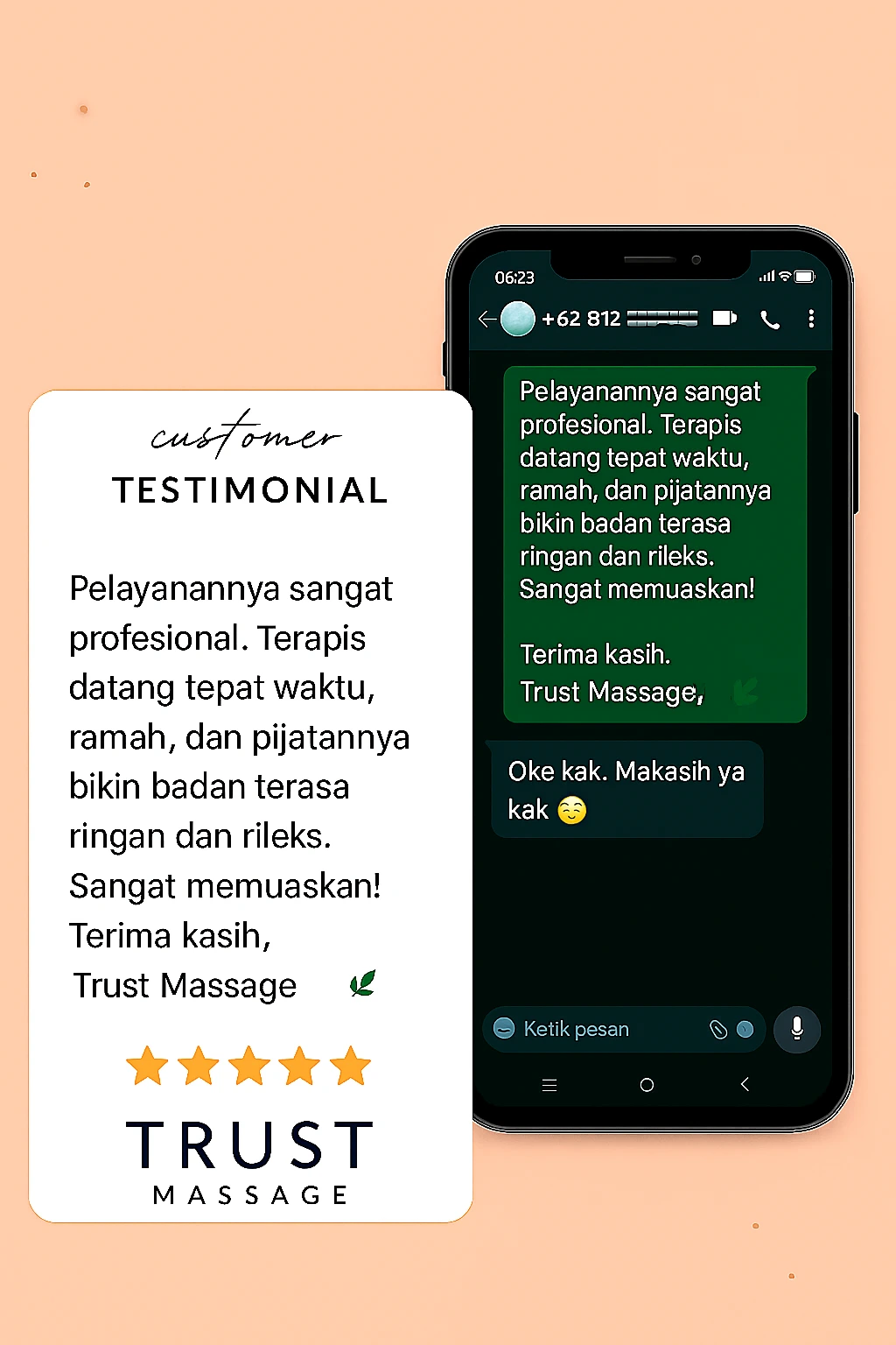 Testimonial Trust Massage